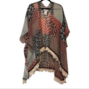 Libby Edelman Multicolored Printed Coverup